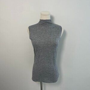 Dl 1961 Sleeveless Turtleneck In Ashen | Women’s Size Small